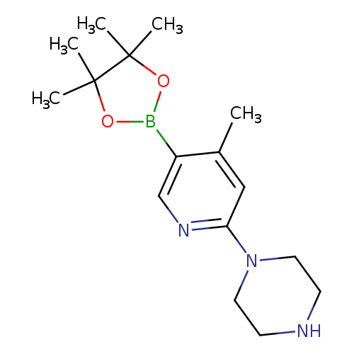 1-[4-methyl-5-(tetramethyl-1,3,2-dioxaborolan-2-yl)pyridin-2-yl]piperazine
