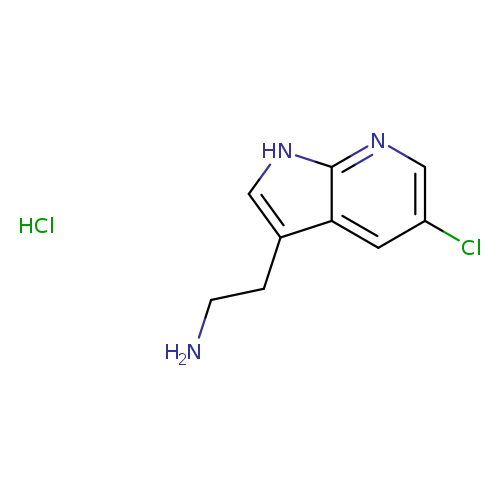 2-{5-chloro-1H-pyrrolo[2,3-b]pyridin-3-yl}ethan-1-amine hydrochloride