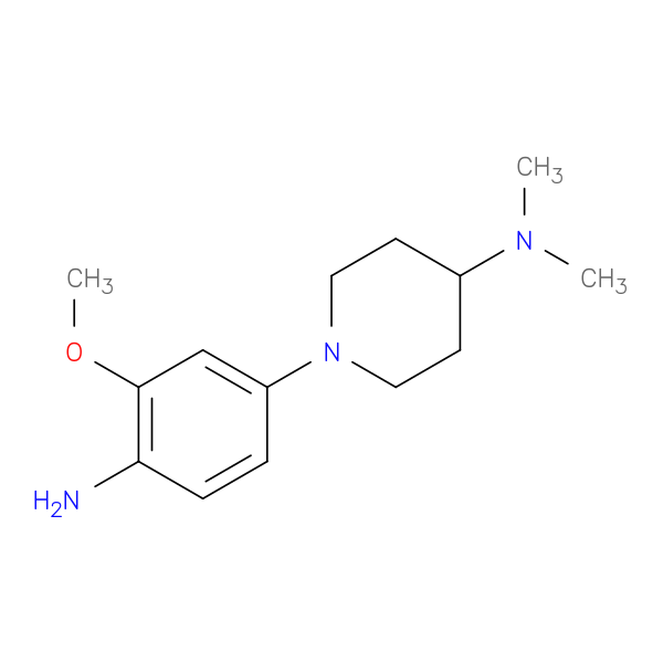 1-(4-Amino-3-methoxyphenyl)-N,N-dimethylpiperidin-4-amine