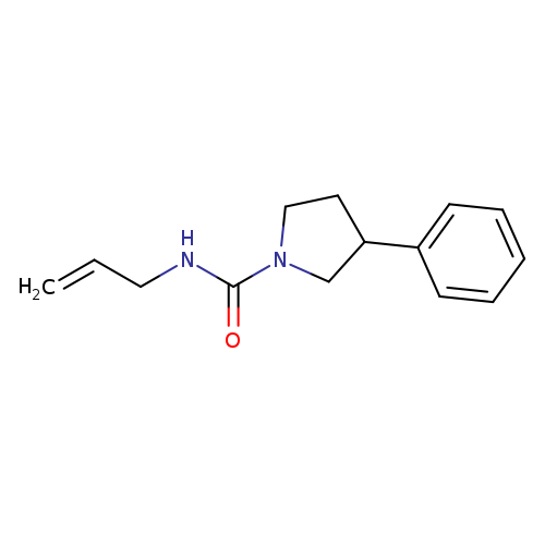 3-phenyl-N-(prop-2-en-1-yl)pyrrolidine-1-carboxamide