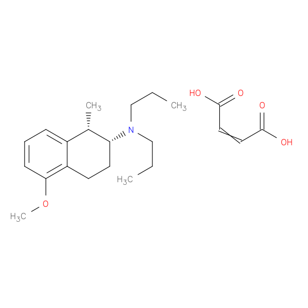 cis-(+)-5-Methoxy-1-methyl-2-(di-N-propylamino)tetralinmaleate