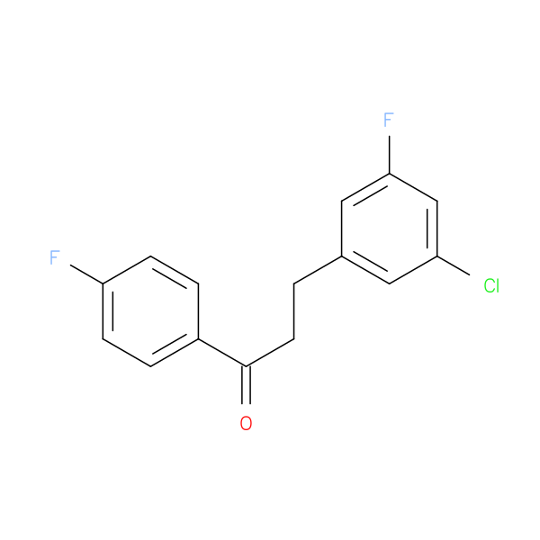 3-(3-Chloro-5-fluorophenyl)-4'-fluoropropiophenone