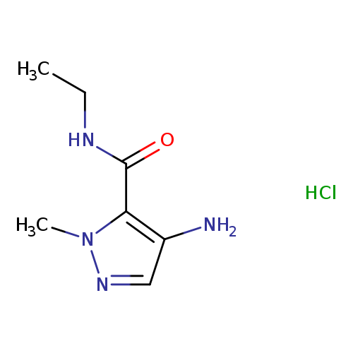4-amino-N-ethyl-1-methyl-1H-pyrazole-5-carboxamide hydrochloride