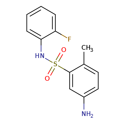 5-amino-N-(2-fluorophenyl)-2-methylbenzene-1-sulfonamide