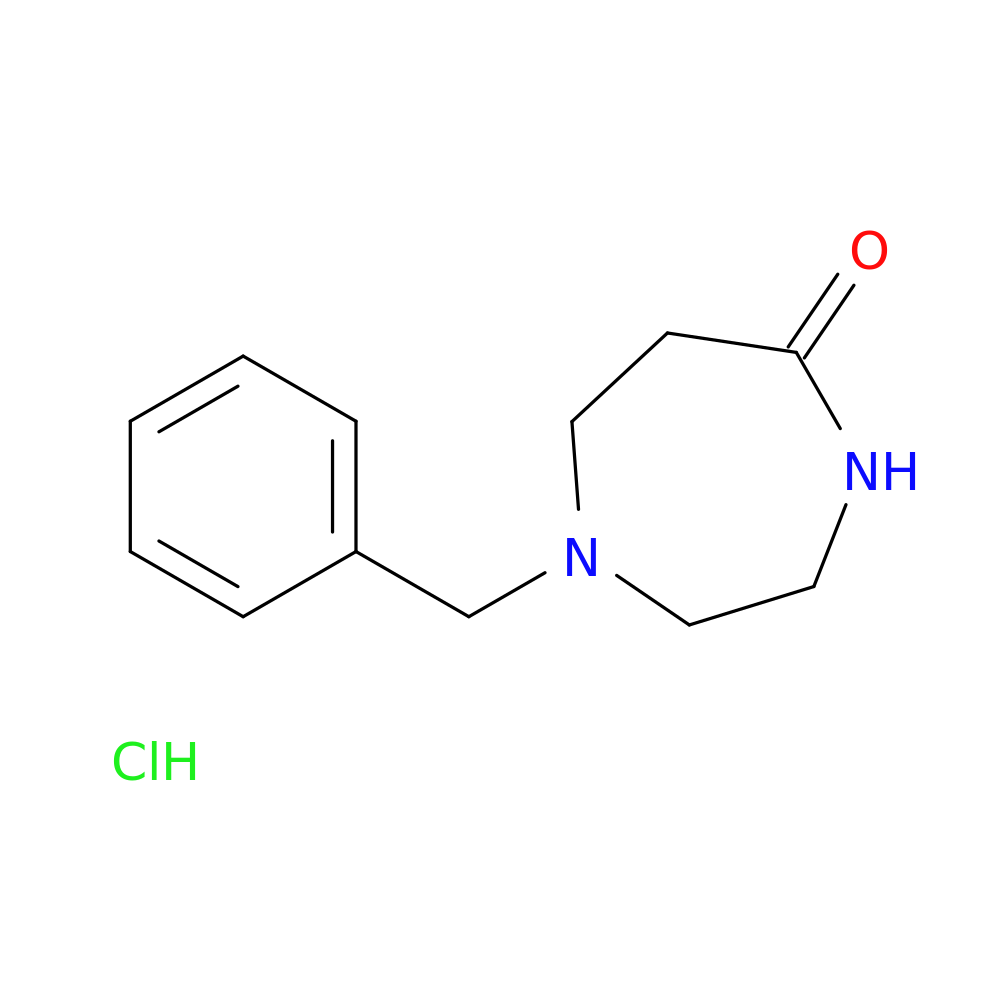 1-benzyl-1,4-diazepan-5-one hydrochloride
