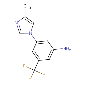 Benzenamine, 3-(4-methyl-1H-imidazol-1-yl)-5-(trifluoromethyl)-