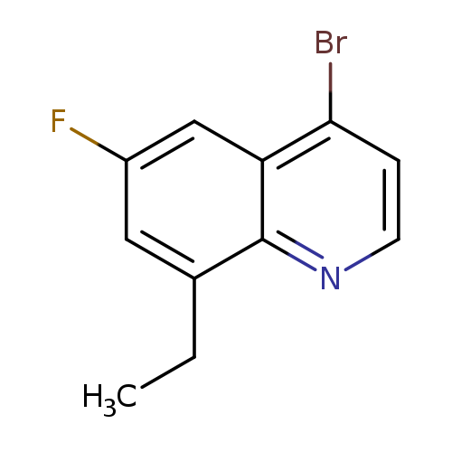 4-bromo-8-ethyl-6-fluoroquinoline