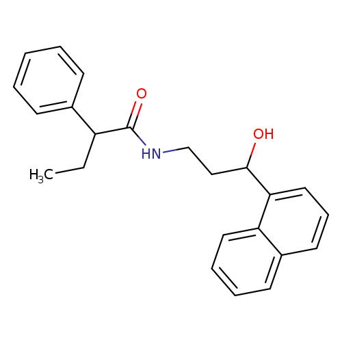 N-[3-hydroxy-3-(naphthalen-1-yl)propyl]-2-phenylbutanamide
