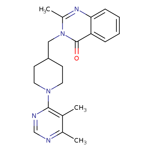 3-{[1-(5,6-dimethylpyrimidin-4-yl)piperidin-4-yl]methyl}-2-methyl-3,4-dihydroquinazolin-4-one