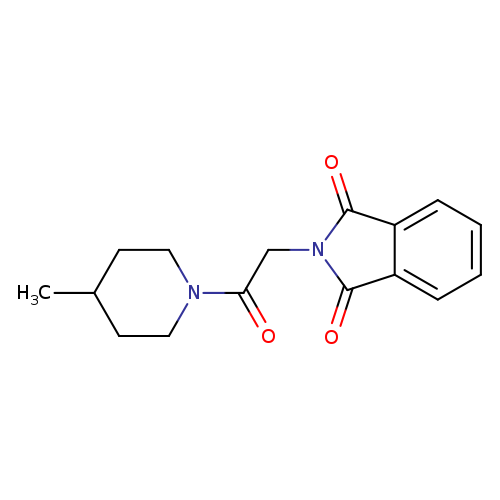 2-[2-(4-methylpiperidino)-2-oxoethyl]-1H-isoindole-1,3(2H)-dione