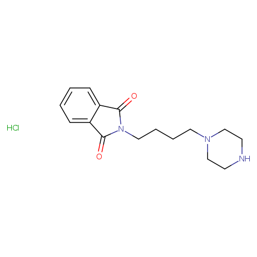 2-(4-(piperazin-1-yl)butyl)isoindoline-1,3-dione hydrochloride