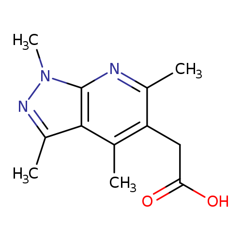 2-{Tetramethyl-1H-pyrazolo[3,4-b]pyridin-5-yl}acetic acid