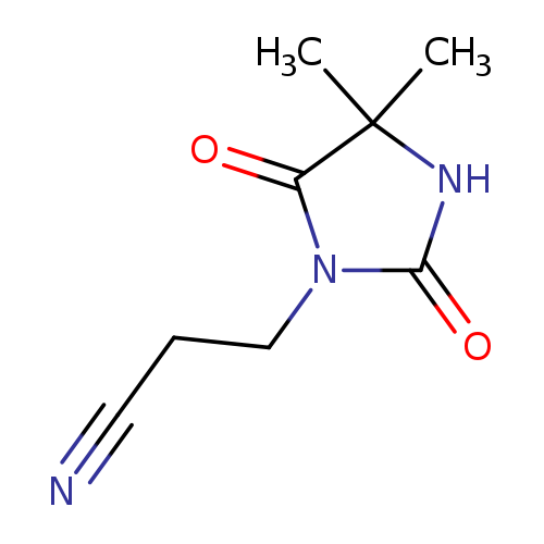 3-(4,4-Dimethyl-2,5-dioxoimidazolidin-1-yl)propanenitrile