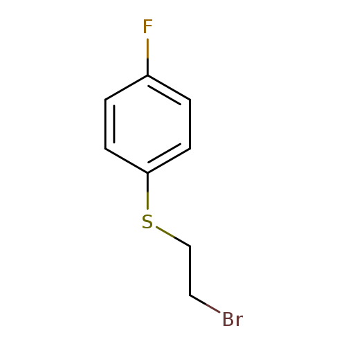 1-[(2-Bromoethyl)sulfanyl]-4-fluorobenzene