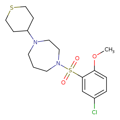 1-(5-chloro-2-methoxybenzenesulfonyl)-4-(thian-4-yl)-1,4-diazepane