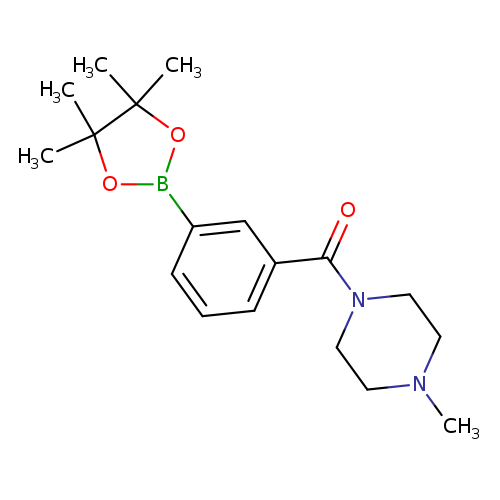 (4-Methylpiperazin-1-yl)(3-(4,4,5,5-tetramethyl-1,3,2-dioxaborolan-2-yl)phenyl)methanone