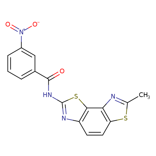 N-{11-methyl-3,10-dithia-5,12-diazatricyclo[7.3.0.0^{2,6}]dodeca-1(9),2(6),4,7,11-pentaen-4-yl}-3-nitrobenzamide