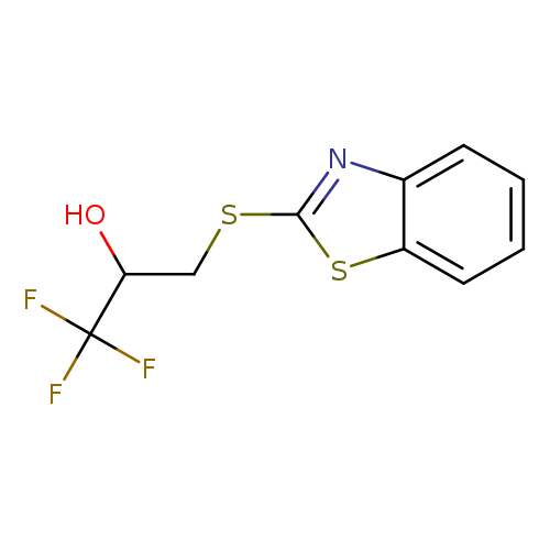 3-(1,3-benzothiazol-2-ylsulfanyl)-1,1,1-trifluoropropan-2-ol