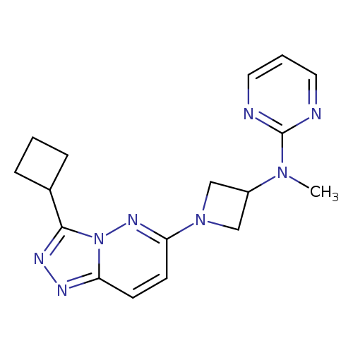 N-(1-{3-cyclobutyl-[1,2,4]triazolo[4,3-b]pyridazin-6-yl}azetidin-3-yl)-N-methylpyrimidin-2-amine