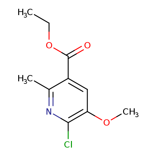 Ethyl 6-chloro-5-methoxy-2-methylnicotinate