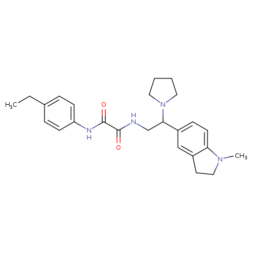 N'-(4-ethylphenyl)-N-[2-(1-methyl-2,3-dihydro-1H-indol-5-yl)-2-(pyrrolidin-1-yl)ethyl]ethanediamide