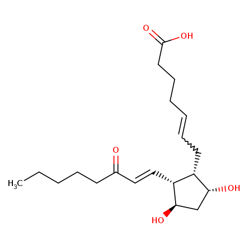 9β,11α-dihydroxy-15-oxo-(8β)-prosta-5Z,13E-dien-1-oic acid