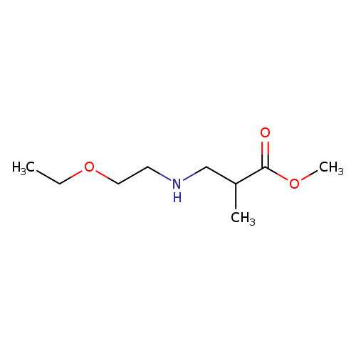 methyl 3-[(2-ethoxyethyl)amino]-2-methylpropanoate