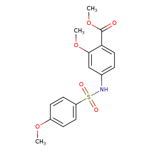 methyl 2-methoxy-4-(4-methoxybenzenesulfonamido)benzoate