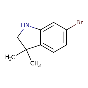 1H-Indole, 6-bromo-2,3-dihydro-3,3-dimethyl-