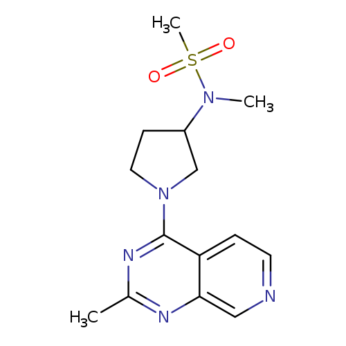 N-methyl-N-(1-{2-methylpyrido[3,4-d]pyrimidin-4-yl}pyrrolidin-3-yl)methanesulfonamide