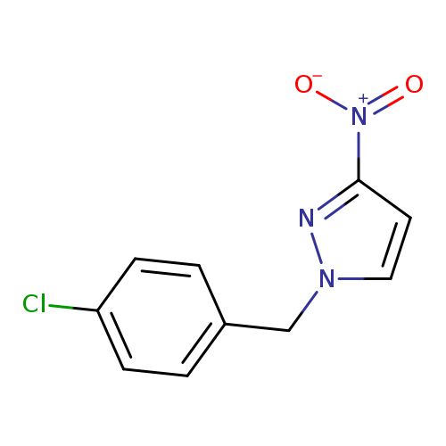 1-[(4-chlorophenyl)methyl]-3-nitro-1H-pyrazole