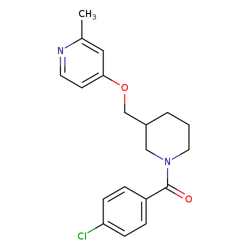 4-{[1-(4-chlorobenzoyl)piperidin-3-yl]methoxy}-2-methylpyridine