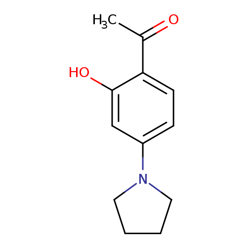 1-[2-hydroxy-4-(pyrrolidin-1-yl)phenyl]ethan-1-one