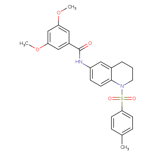 3,5-dimethoxy-N-[1-(4-methylbenzenesulfonyl)-1,2,3,4-tetrahydroquinolin-6-yl]benzamide