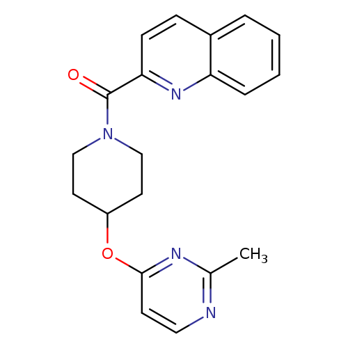 2-{4-[(2-methylpyrimidin-4-yl)oxy]piperidine-1-carbonyl}quinoline