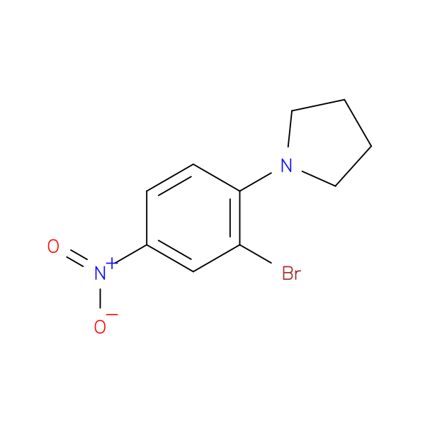 1-(2-Bromo-4-nitrophenyl)pyrrolidine