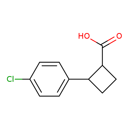 2-(4-chlorophenyl)cyclobutane-1-carboxylic acid