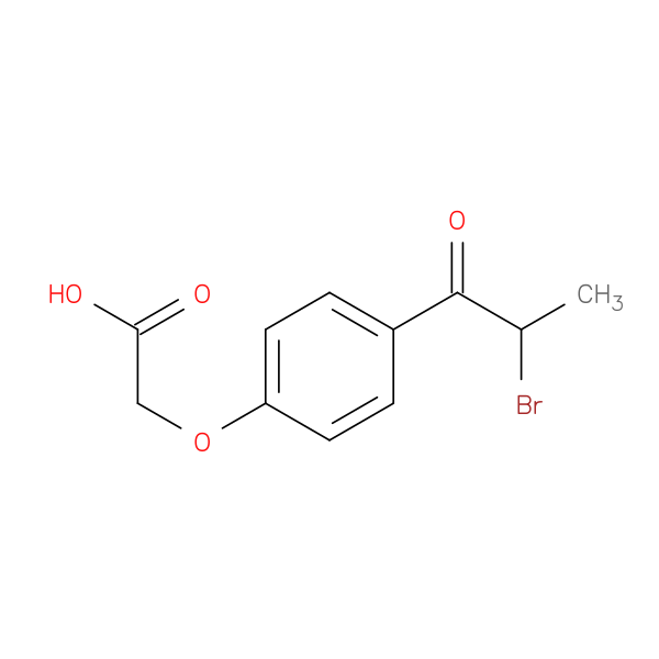 2-(4-(2-Bromopropanoyl)phenoxy)acetic acid