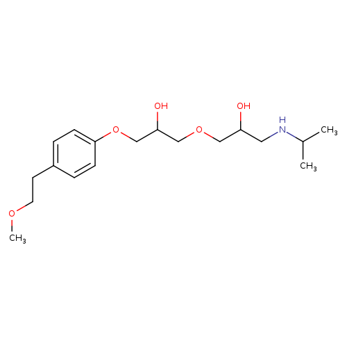 3-[2-Hydroxy-3-[4-(2-methoxyethyl)phenoxy]propoxy]-1-isopropylamino-2-propanol