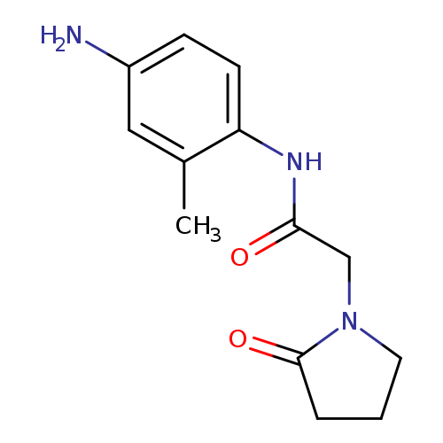 N-(4-amino-2-methylphenyl)-2-(2-oxopyrrolidin-1-yl)acetamide