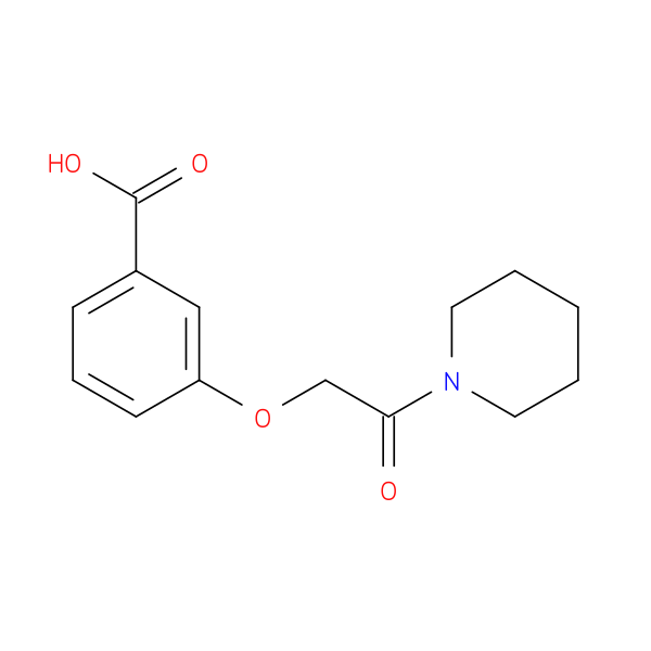 3-(2-Oxo-2-(piperidin-1-yl)ethoxy)benzoic acid