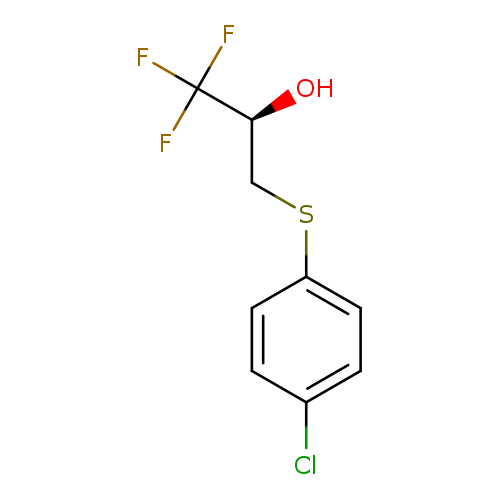 (2R)-3-[(4-chlorophenyl)sulfanyl]-1,1,1-trifluoropropan-2-ol