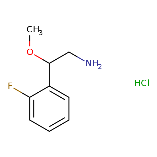 2-(2-fluorophenyl)-2-methoxyethan-1-aminehydrochloride