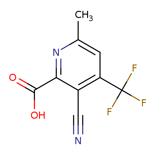 3-Cyano-6-methyl-4-(trifluoromethyl)pyridine-2-carboxylic acid