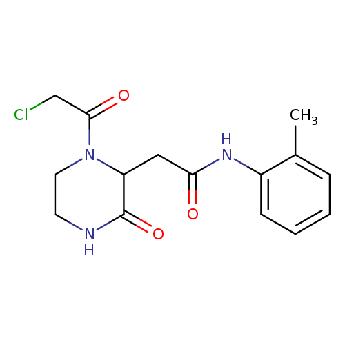 2-[1-(Chloroacetyl)-3-oxopiperazin-2-yl]-n-(2-methylphenyl)acetamide