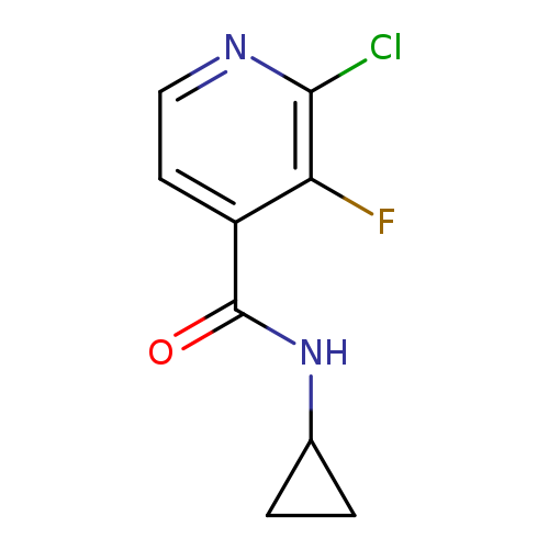 2-Chloro-n-cyclopropyl-3-fluoroisonicotinamide