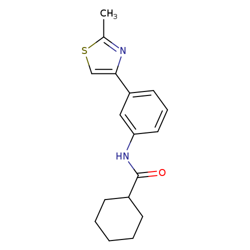 N-[3-(2-methyl-1,3-thiazol-4-yl)phenyl]cyclohexanecarboxamide