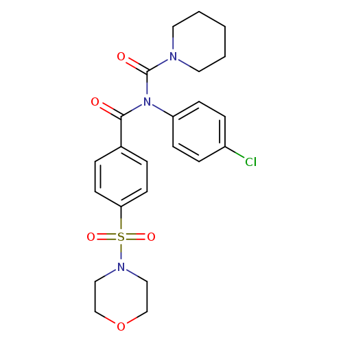 N-(4-chlorophenyl)-N-[4-(morpholine-4-sulfonyl)benzoyl]piperidine-1-carboxamide