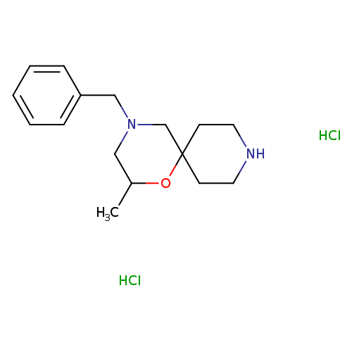 4-benzyl-2-methyl-1-oxa-4,9-diazaspiro[5.5]undecane dihydrochloride