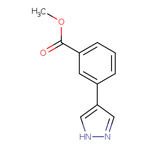 Methyl 3-(1H-pyrazol-4-yl)benzoate